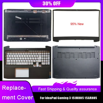 Laptop LCD arka kapak İçin Lenovo IdeaPad Oyun 3 15IMH05 15ARH05 Ön Çerçeve Palmrest Üst Alt Kasa Arka Kapak Siyah Mavi